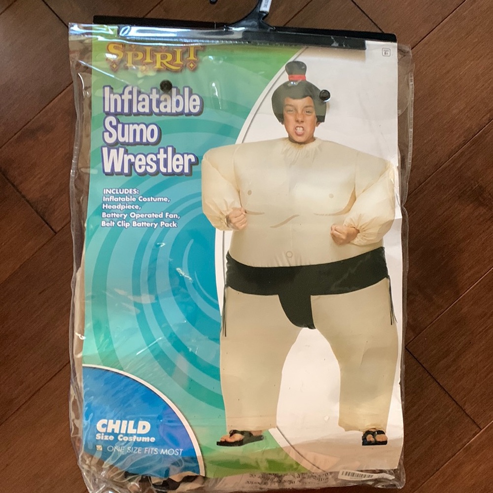 Inflatable Sumo Wrestler child costume